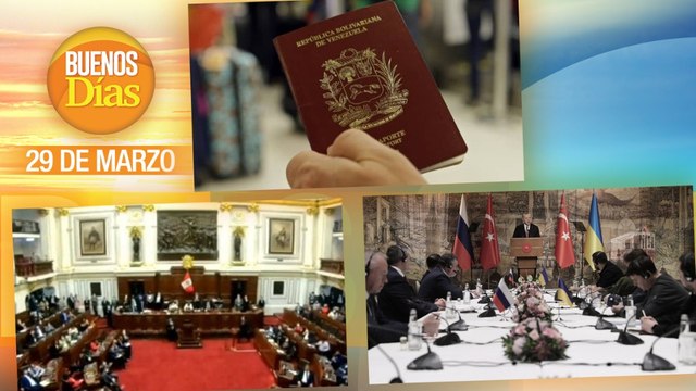 En Vivo | Noticias del Martes 29 de Marzo - Retoman negociaciones entre #Rusia y #Ucrania - Buenos Días