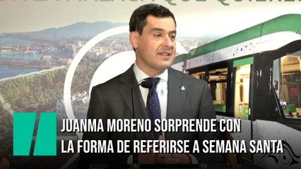 Juanma Moreno logra dos 'trending topic' al referirse así a la Semana Santa