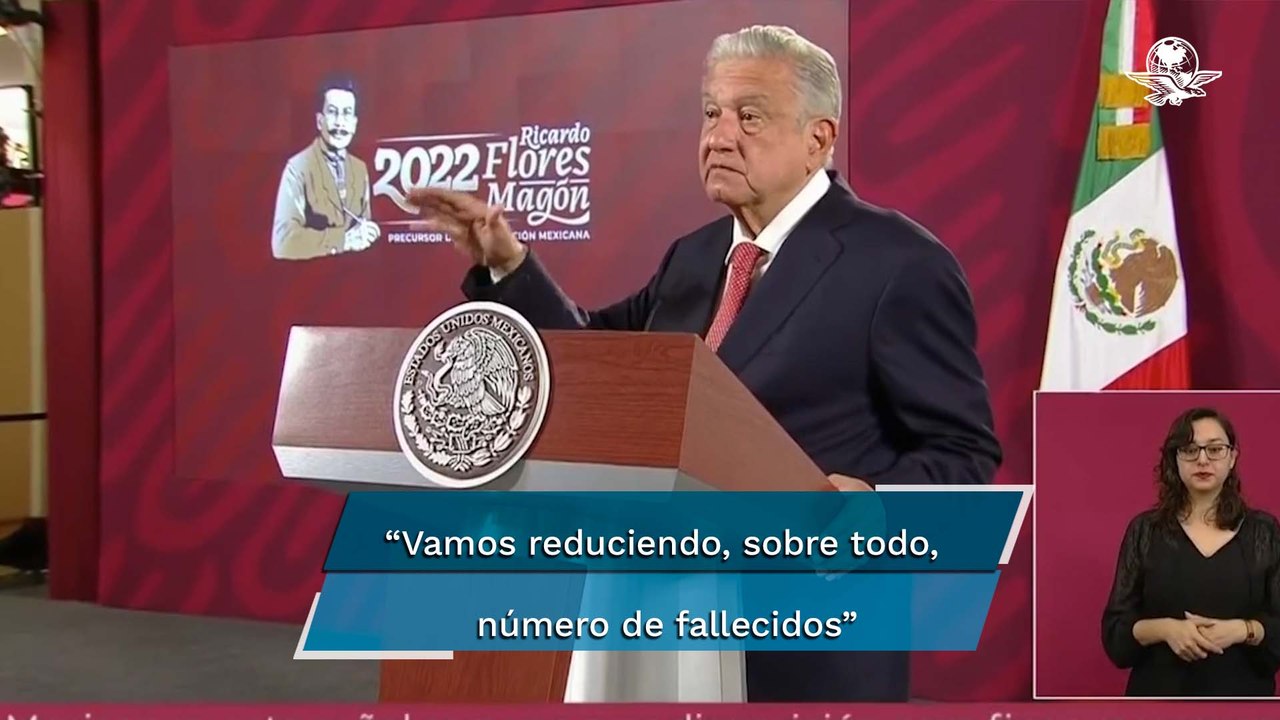 Asegura AMLO que la pandemia ya no tiene el efecto nocivo de hace dos años