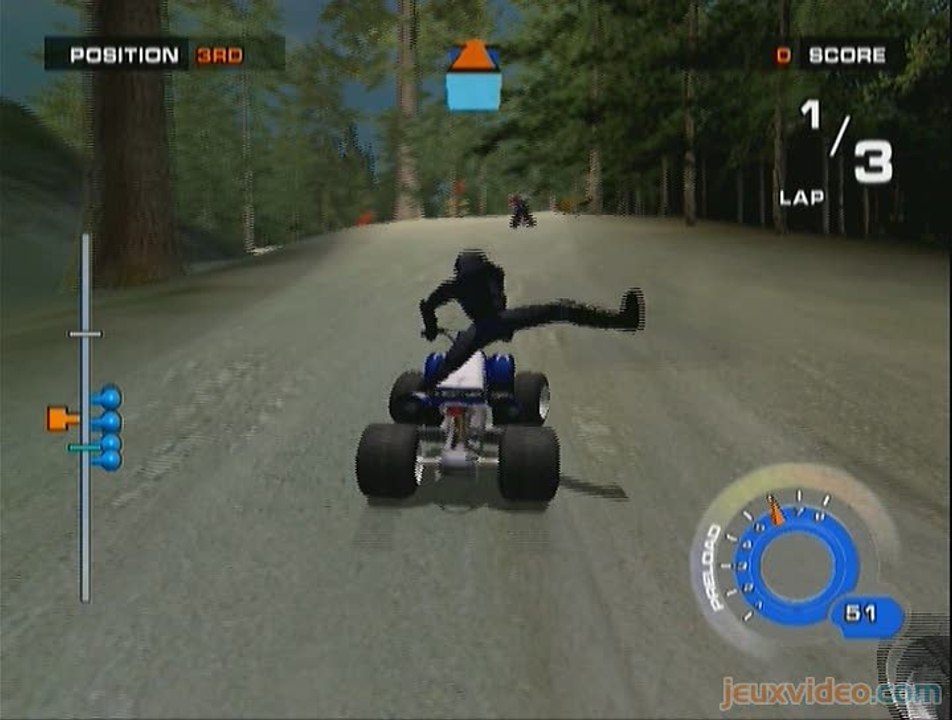 ATV Quad Power Racing 2 : Course en forêt