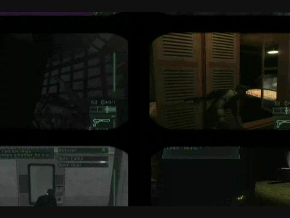 Splinter Cell Pandora Tomorrow : Teaser vidéosurveillance
