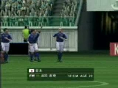 Pro Evolution Soccer 3 : Japon vs Corée