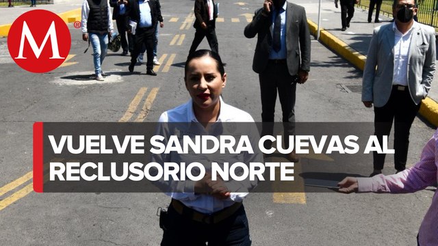 Sandra Cuevas llega al Reclusorio Norte para una nueva audiencia en CDMX