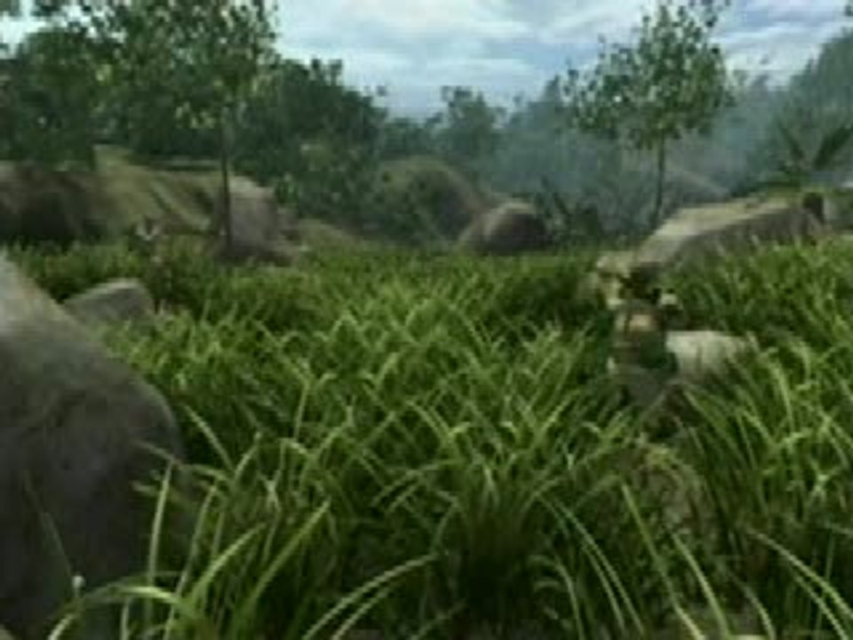 Medal of Honor : Batailles du Pacifique : Trailer dans les herbes