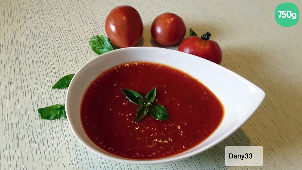 Sauce tomates pour pizza au basilic (thermomix)