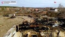 Zerstörte Städte und zurückgelassene Panzer: So sieht es in Trozjanest aus