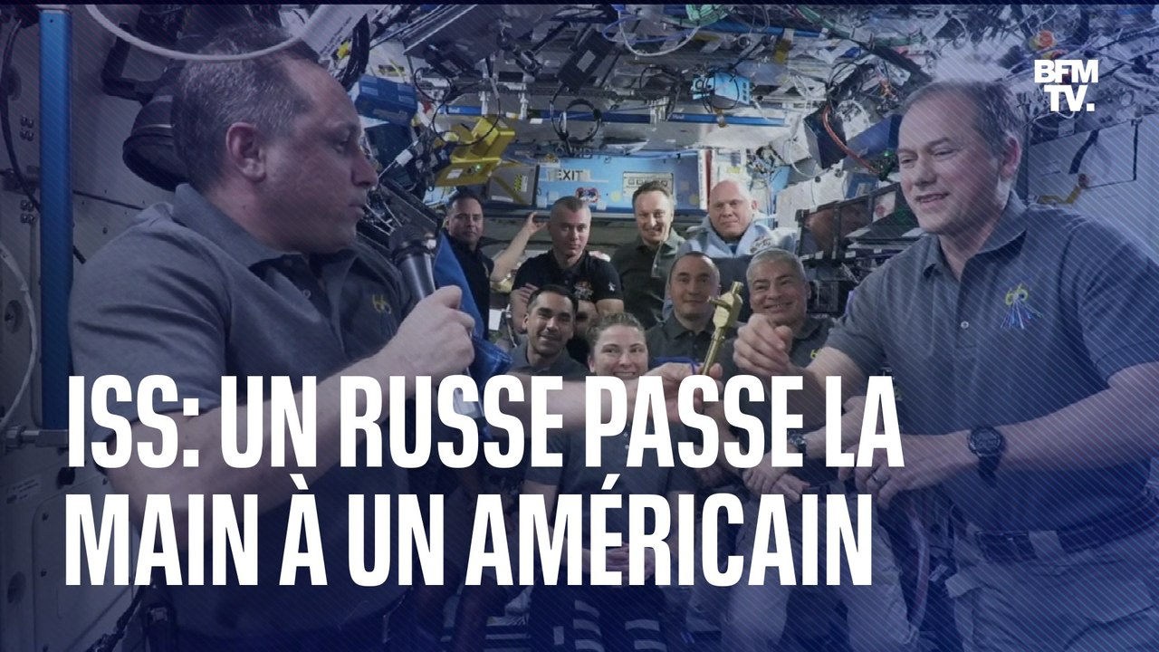 Un cosmonaute russe passe les commandes de l’ISS à un astronaute américain
