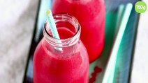 Smoothie fruits rouges et coco