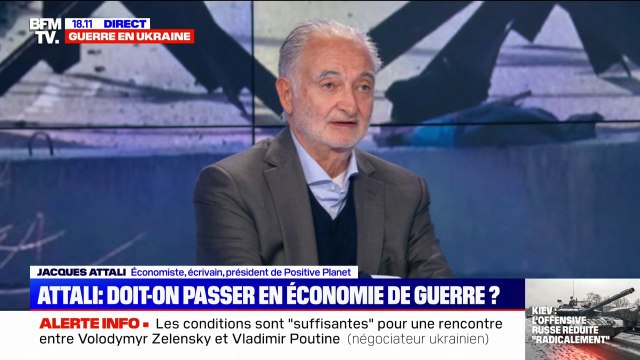 Pour Jacques Attali, il faut mettre en place une économie de guerre