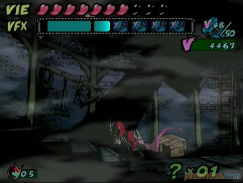 Viewtiful Joe : Joe dans sa cave