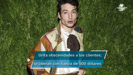 Ezra Miller, actor de "The Flash", es arrestado tras alterar el orden en un bar