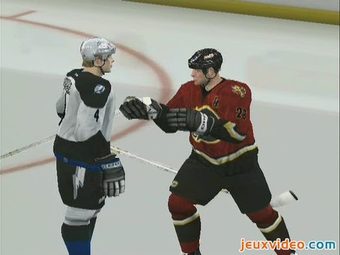 ESPN NHL 2K5 : Les manoeuvres sont compliquées