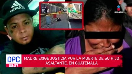 “Solo salió a asaltar” madre de asaltante exige justicia