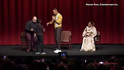 مفارقة غريبة.. ويل سميث يشرح لصبى طريقة الصفع في السينما قبل واقعة الأوسكار