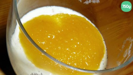 Panacotta aux pêches