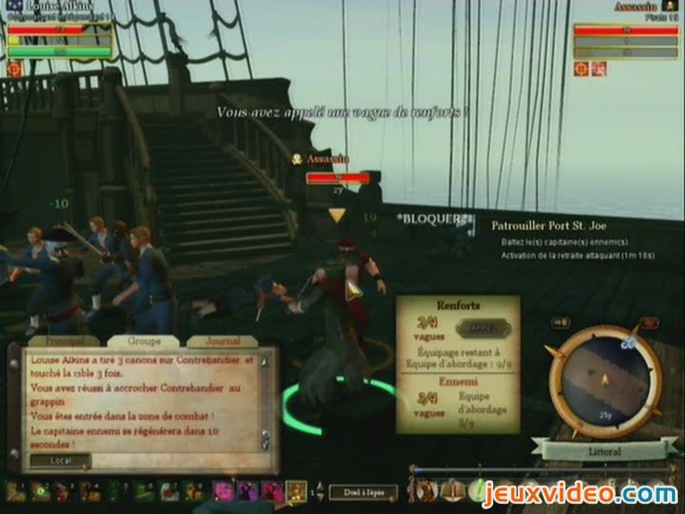 Pirates of the Burning Sea : En mer