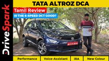 Tata Altroz DCA Tamil Review | Performance, iRA, Voice-Assistant, New Colour, Ride Comfort