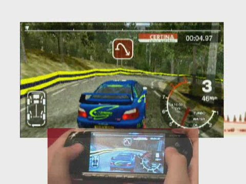 Colin McRae Rally 2005 : Rendu psp