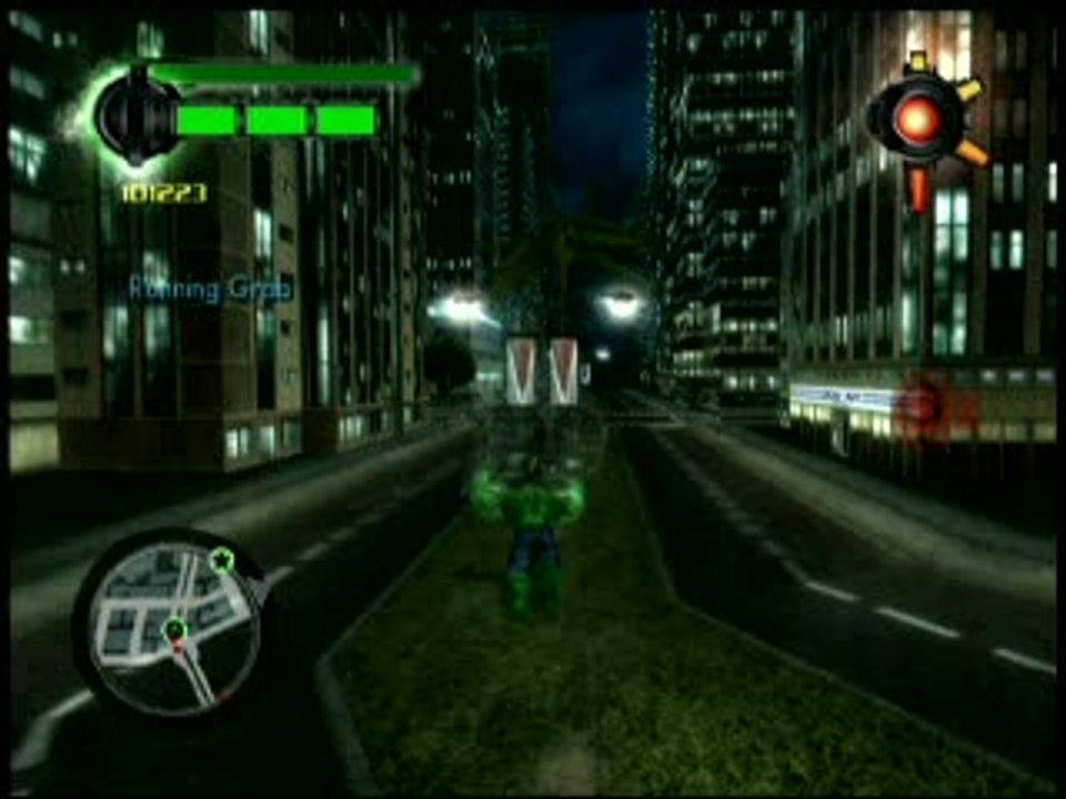 The Incredible Hulk : Ultimate Destruction : Il encaisse les missiles