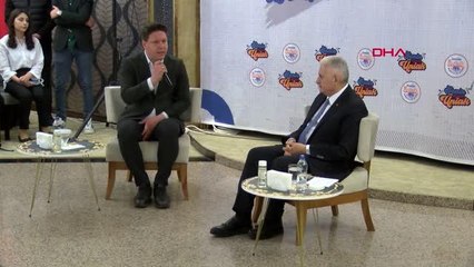 BİNALİ YILDIRIM GENÇLERLE BULUŞTU