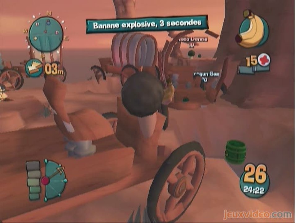 Worms 4 : Mayhem : La banane c'est bon pour la santé