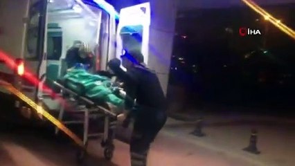 Kocaeli'de 2 kişinin yaralandığı motosiklet kazası böyle görüntülendi