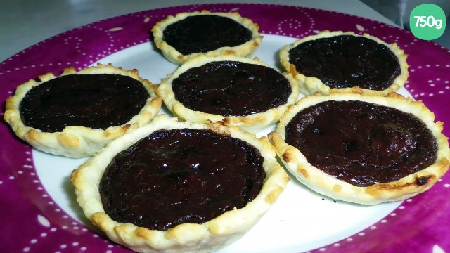 Tartelettes Feuilletées au chocolat