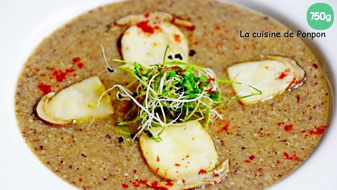 Velouté aux champignons des bois