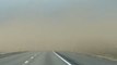 Highway disappears as motorist drives into sandstorm