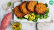 Galettes de lentilles et patates douces