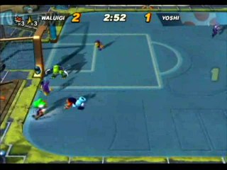 Mario Smash Football : Yoshi vs Waluigi