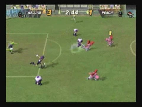 Mario Smash Football : Y' a corner !