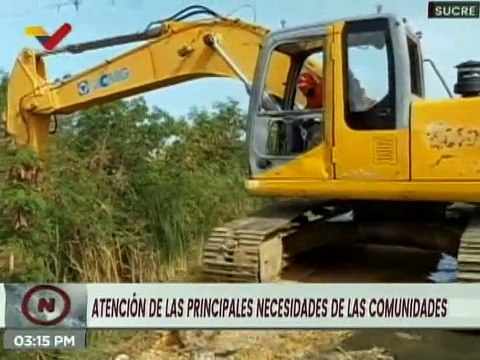 Inicia plan preventivo de limpieza de canales y quebradas en 15 municipios del estado Sucre