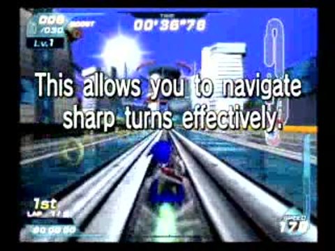 Sonic Riders : Initiation à la course