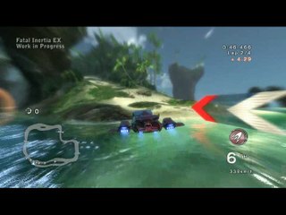 Fatal Inertia EX : Gameplay : Sur la plage
