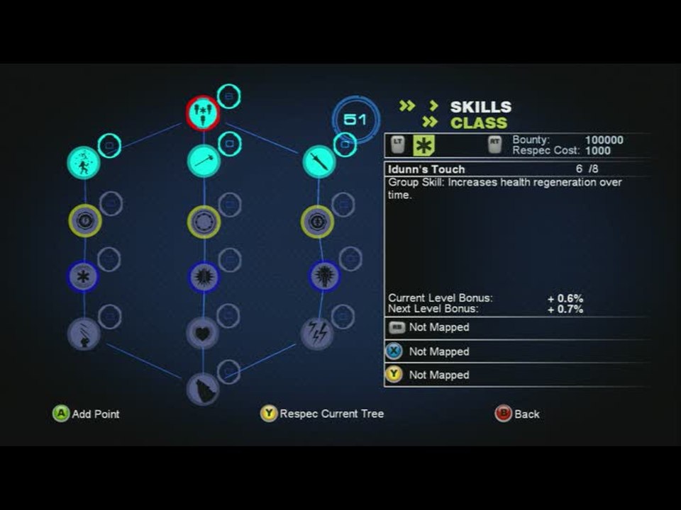 Too Human : Arbre de compétences du Bio-Engineer