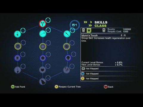 Too Human : Arbre de compétences du Bio-Engineer