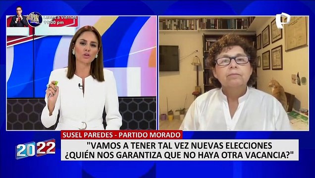 Susel Paredes: Proponemos una reforma política que nos defienda de presidentes incompetentes