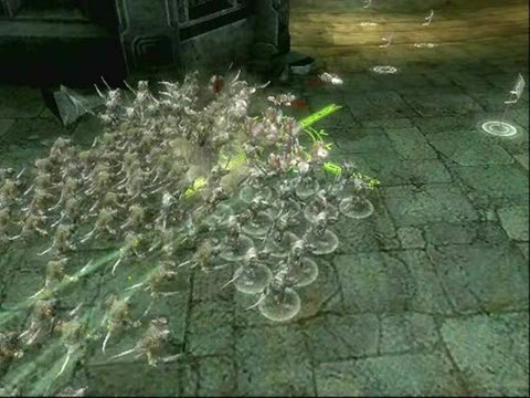 Warhammer : Mark of Chaos : Des milliers d'orcs s'affrontent