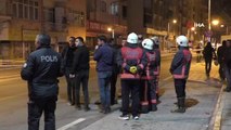 Malatya'da kolonlarında çatlama iddiasıyla bir apartman tahliye edildi