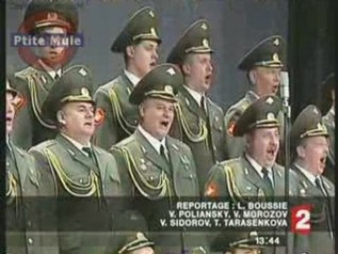 Les choeurs de l'Armée Rouge