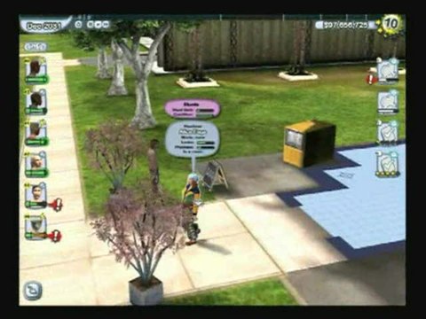 The Movies : Stunts and Effects : Gameplay : personnages et constructions