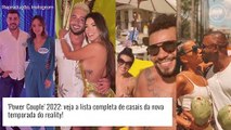 'Power Couple 2022': vaza lista dos participantes da 6ª edição do reality de casais!