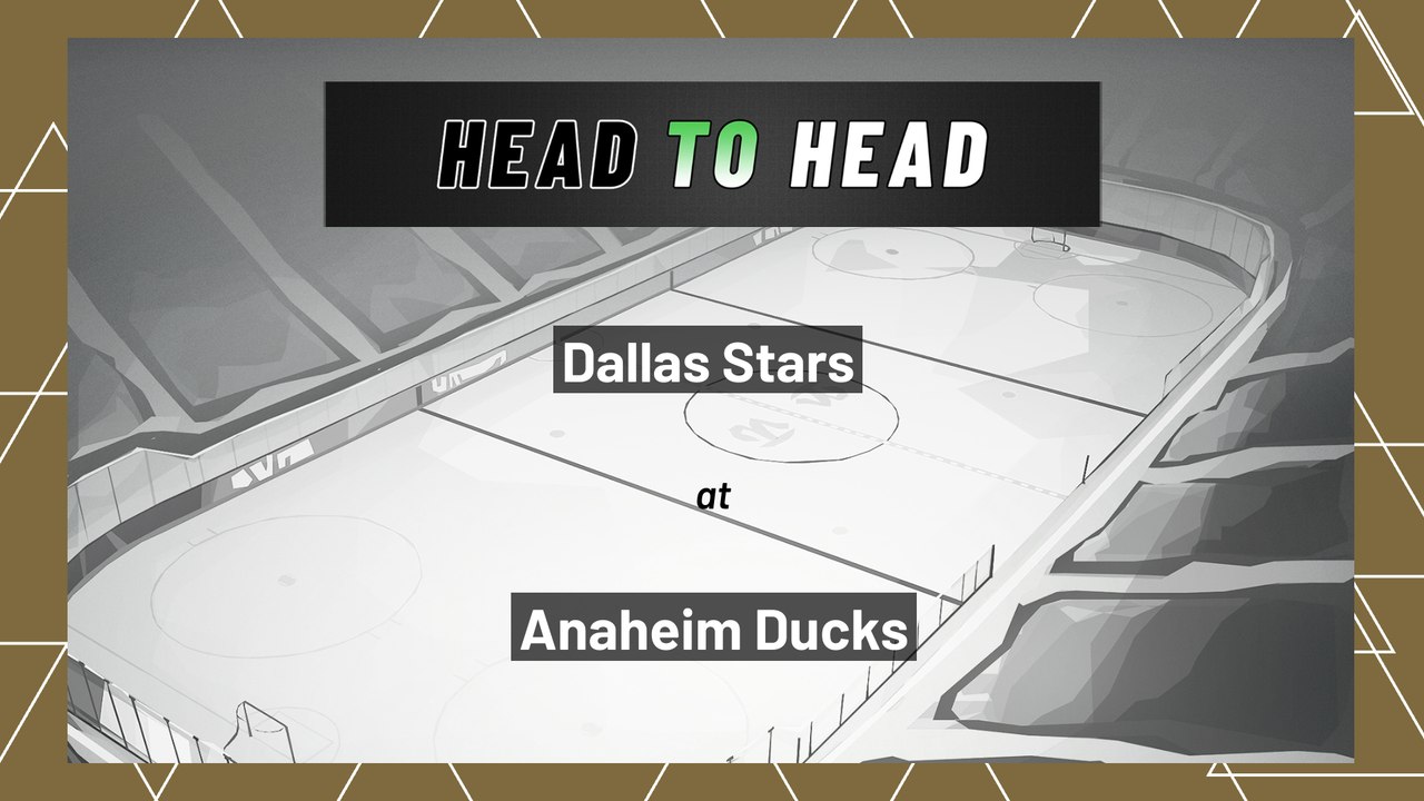 Dallas Stars At Anaheim Ducks: Over/Under, Marc...