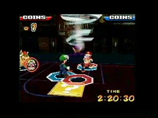 Mario Slam Basketball : Waluigi en force