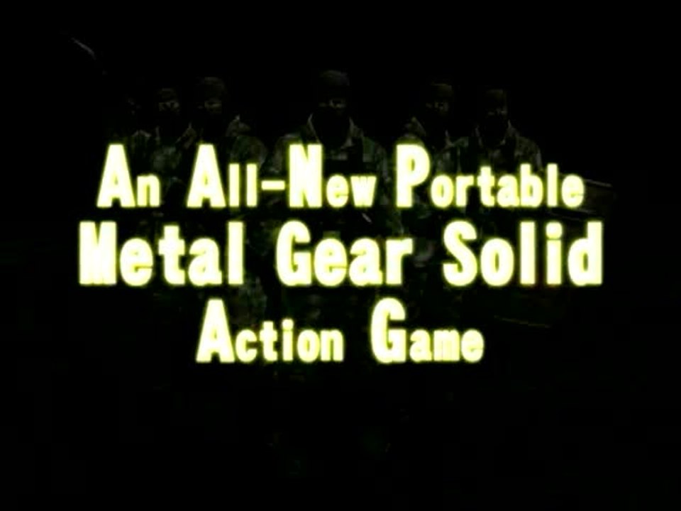 Metal Gear Solid : Portable Ops : Big Boss est de retour