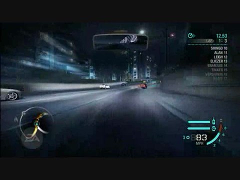 Need for Speed Carbon : Course nocturne