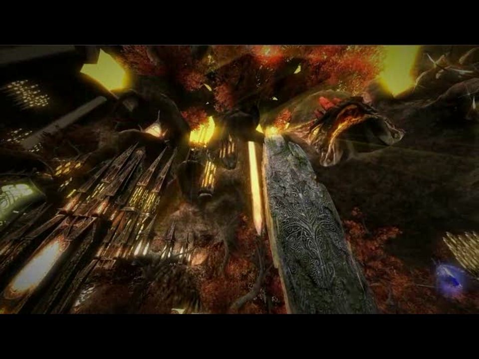 Disciples III : Renaissance : Survol d'une ville elfique