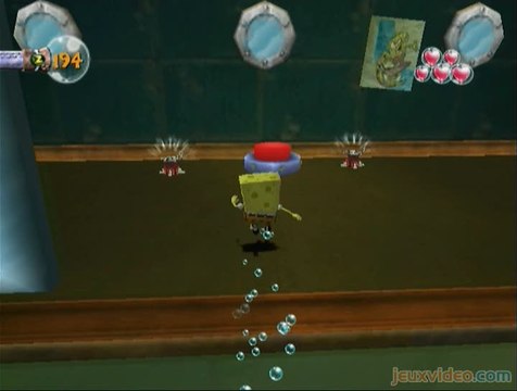 Bob l'Eponge : La Créature du Crabe Croustillant : Séquence de plateforme