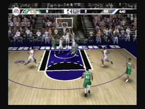 NBA Live 07 : Celtics contre Kings